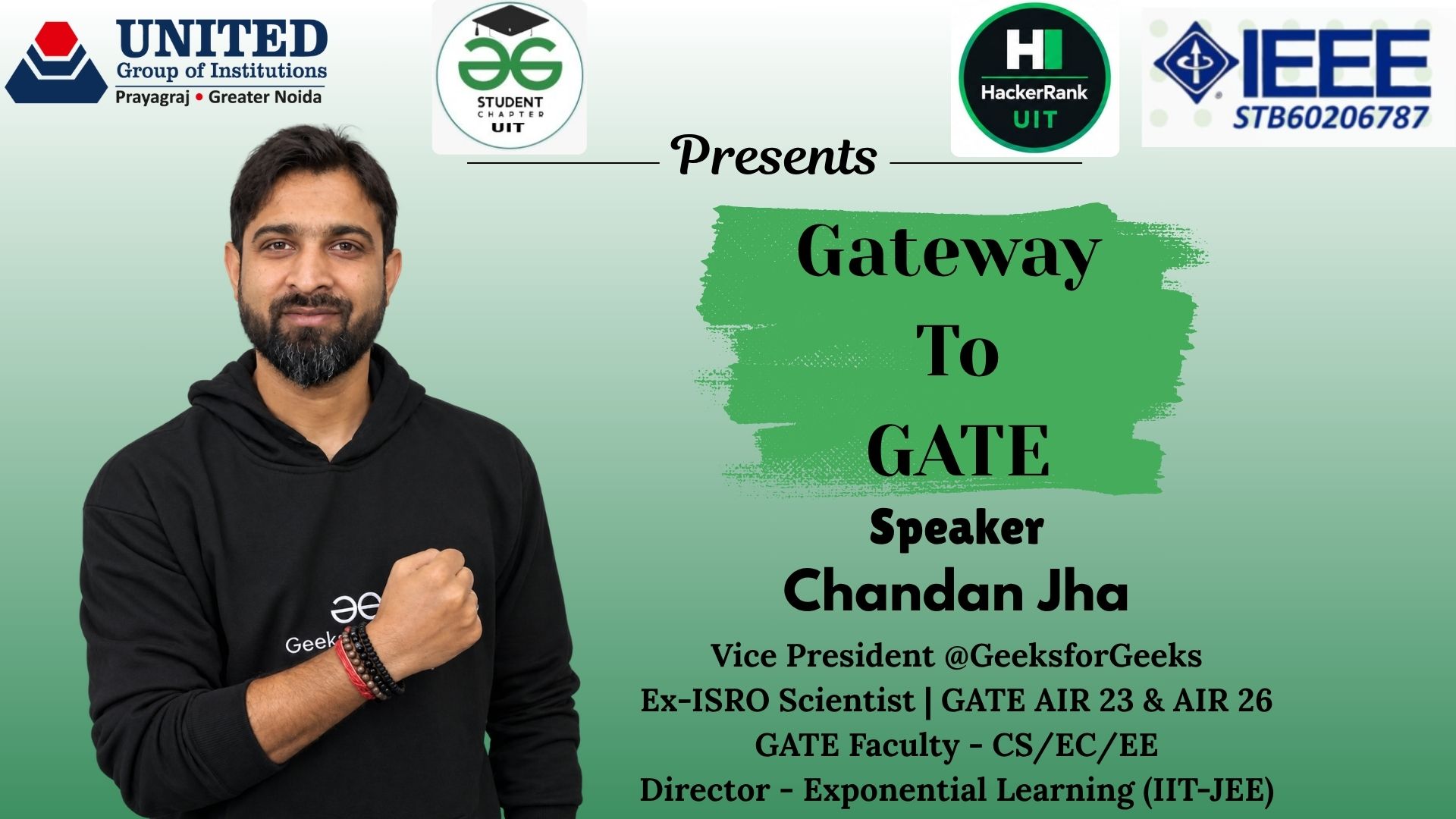 Gateway to GATE 600+ Auditorium Keynote